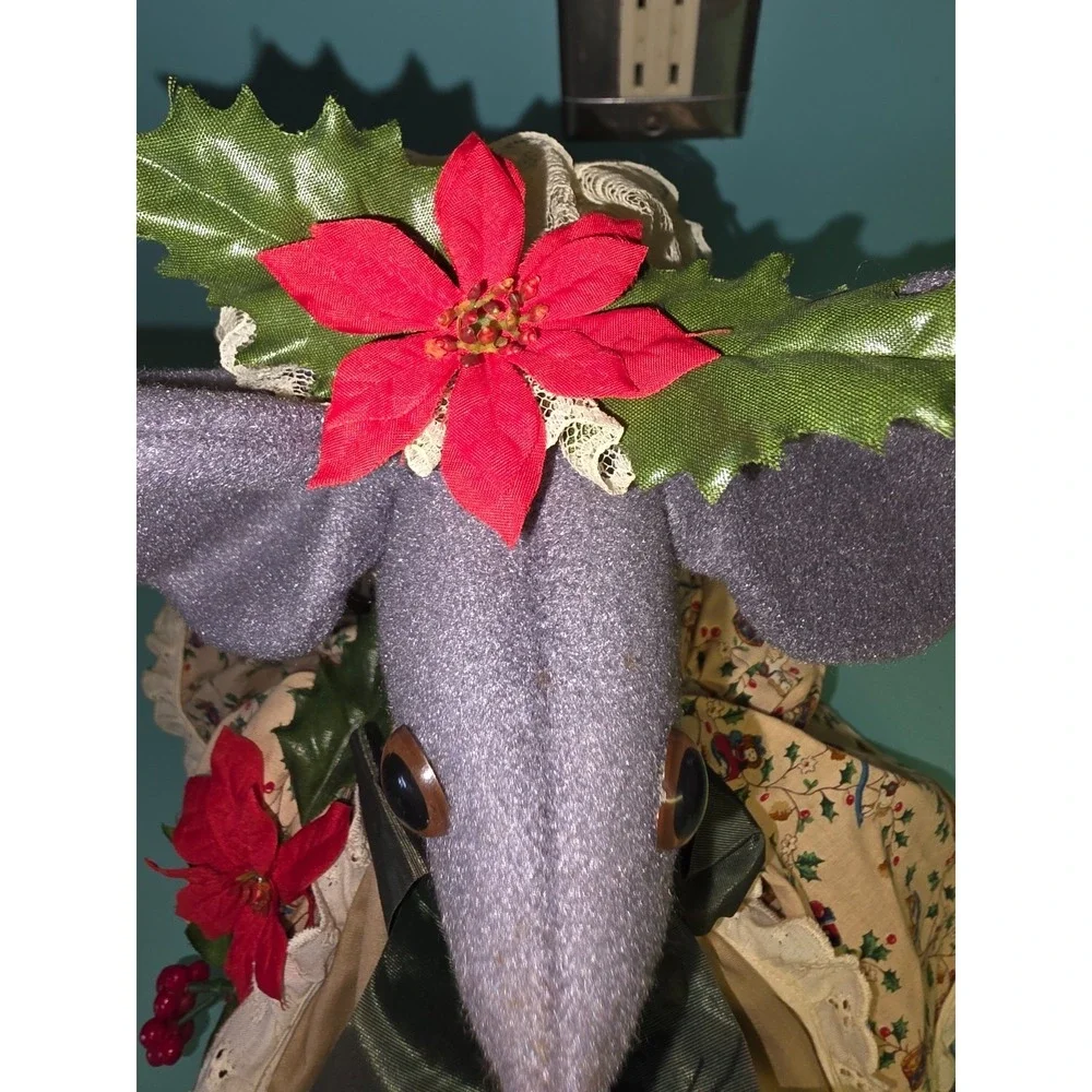 Stuffed Felt Handmade Christmas Mouse